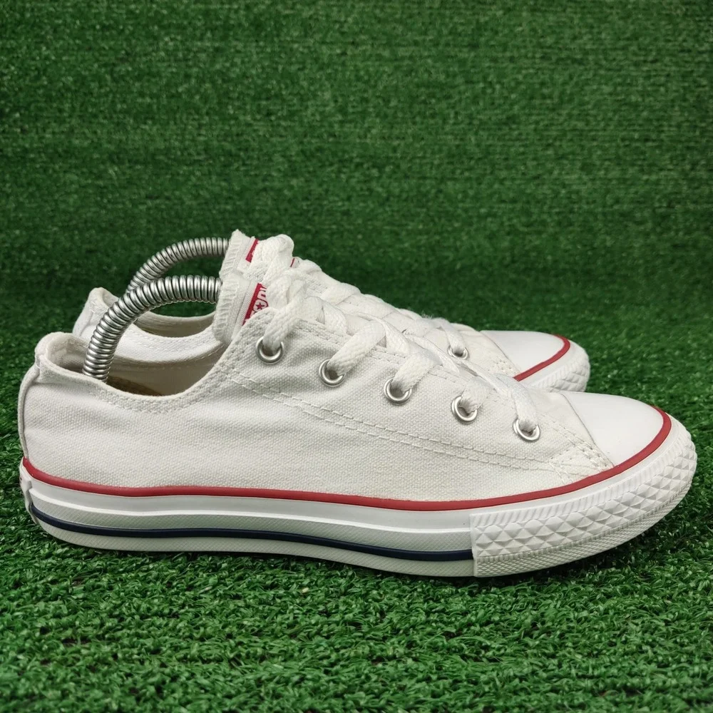 Converse Sneakers Youth 3 White Chuck Taylor All Star Low Top Canvas Shoes 3J256